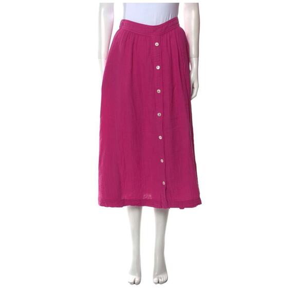 Xírena Linen Midi Length Skirt - Picture 1 of 5